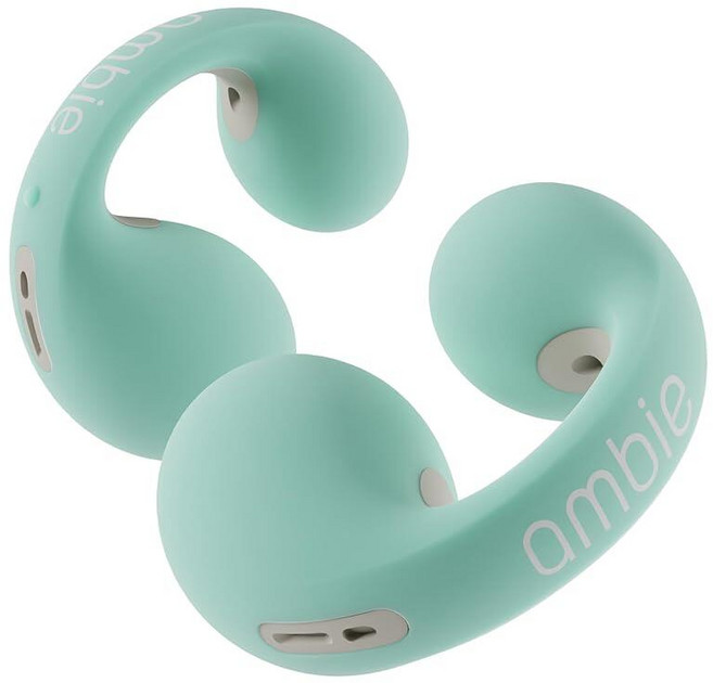 Ambie 양말 이어버드 실리콘 커버 액세서리 ambie 사운드 이어커프 AM-TW02 시리즈와 호환 모카 398629, 민트