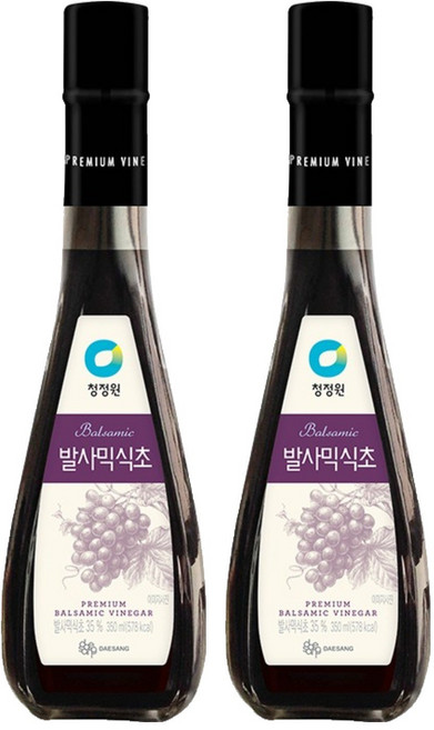 청정원 발사믹식초, 350ml, 2개