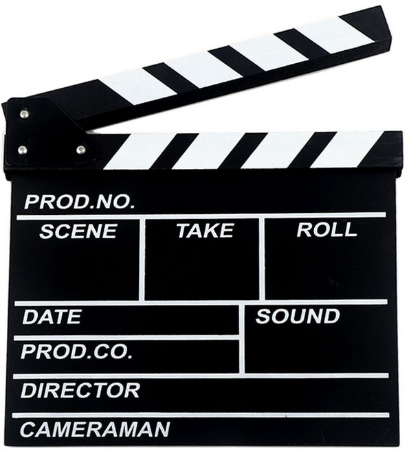 제이앤씨 클래퍼보드 30x27cm, 클렙보드_블랙