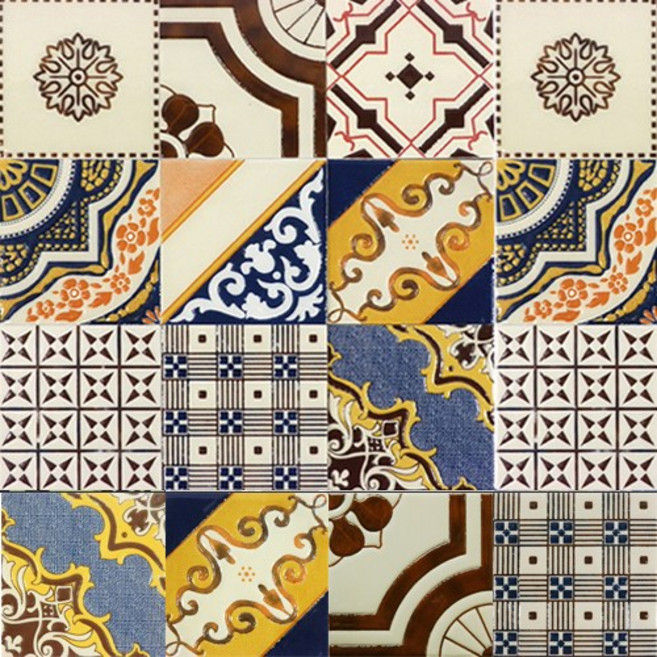 95x95 북유럽 핸드메이드 타일 (벽 바닥타일), 02-02 북유럽 핸드메이드 95-B, 10개