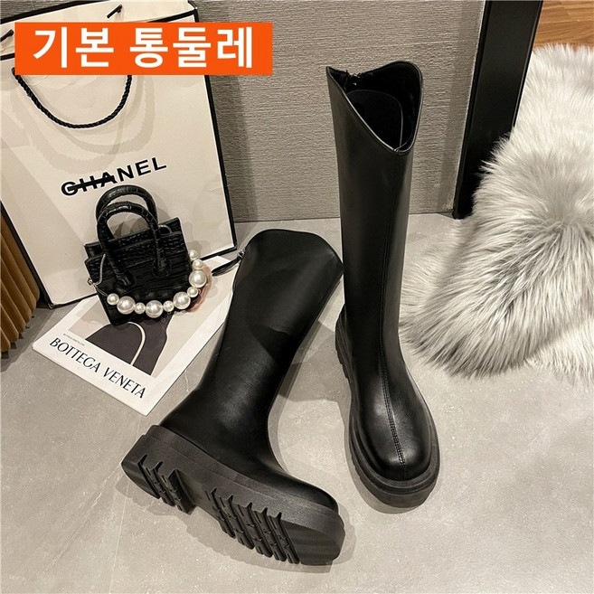 style dr 여성 베이직 발편한 롱부츠 겨울롱부츠 여성롱부츠 5cm