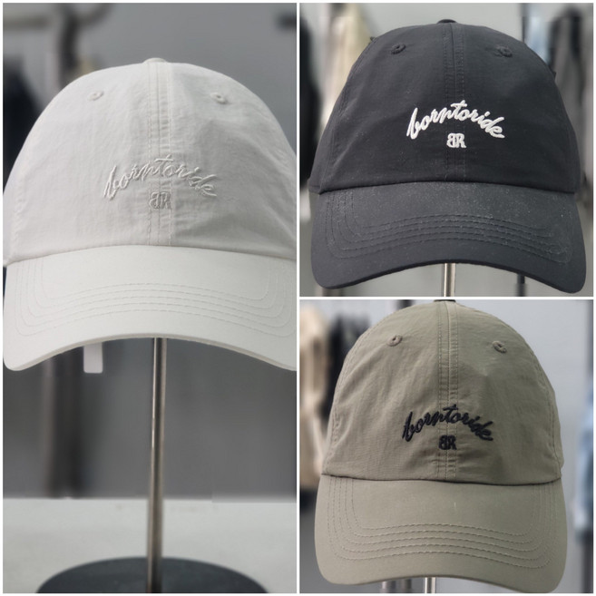 버커루 공용 나일론 자수로고 모자_US