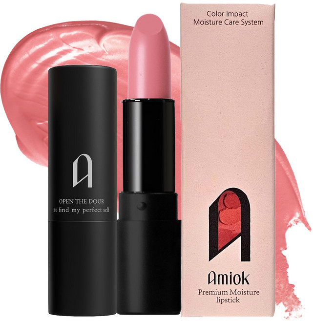 아미옥 프리미엄 스트롱 픽스 립스틱 4g, 1개, F112 엔젤코코