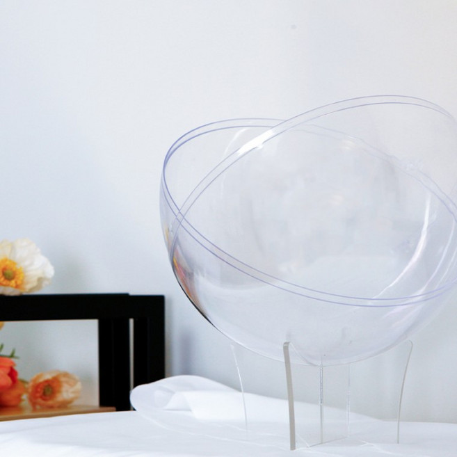 아크릴 디스플레이 축구 농구 공 받침 거치대 케이스, 1개, 농구-축구공받침대