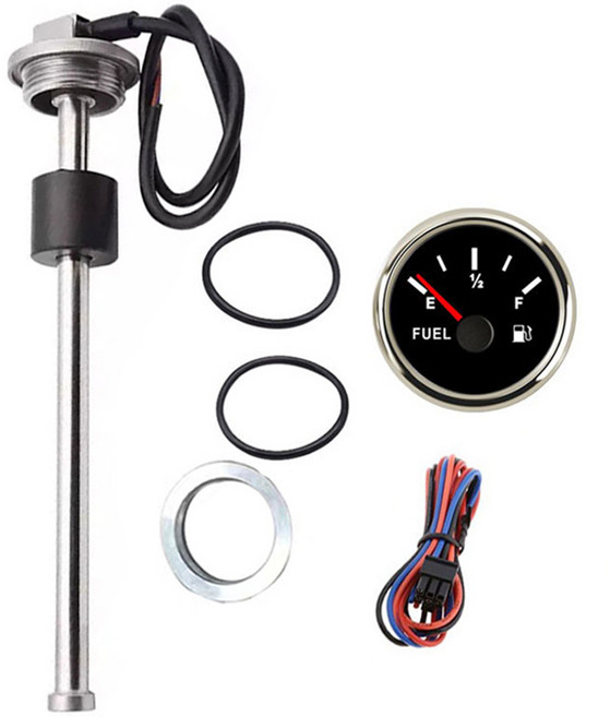 카라반 수위 게이지 표시기 오수탱크 물탱크 청수탱크, 1개, 오일 게이지+70cm 센서