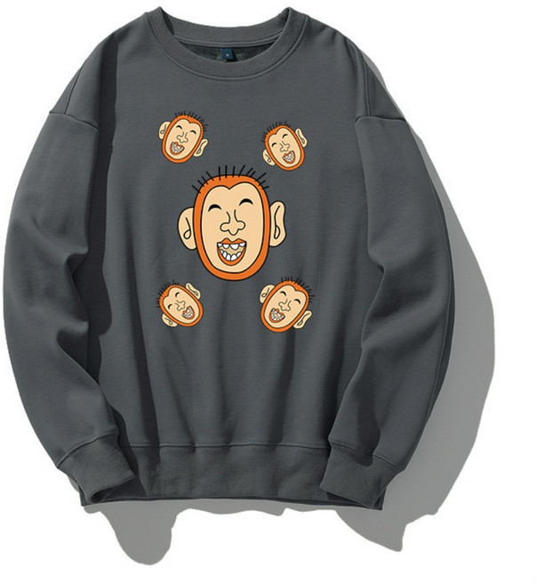 모브 사이코 100 원숭이 긴소매 긴팔 맨투맨 라운드넥 캐쥬얼 남녀공용 굿즈