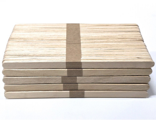 긴 아이스크림막대(소) 원목색 50개입 폭 1cm x 18cm 교재용 꾸미기 만들기 하드바, 1세트, 원목50개입