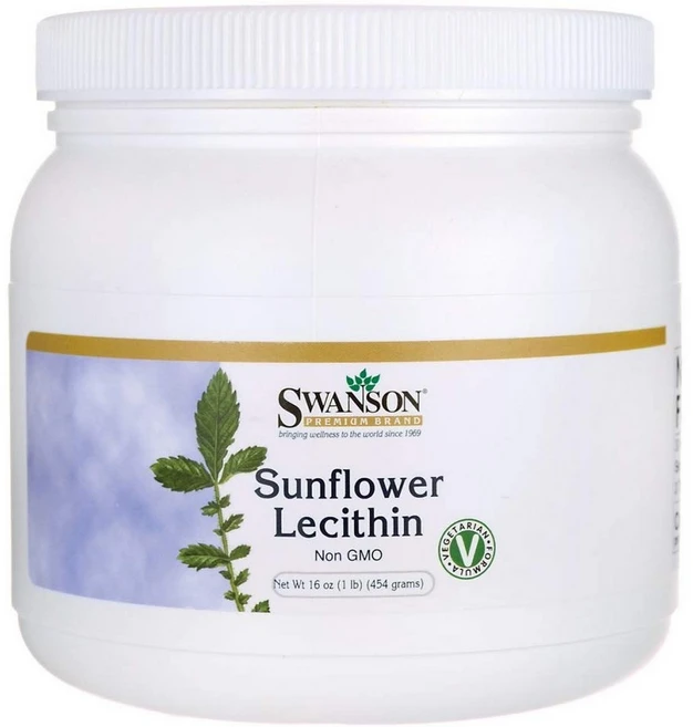 Swanson 스완슨 해바라기 레시틴 효능 분말 파우더 Non-GMO (454 g), 1개, 454g - 쿠팡