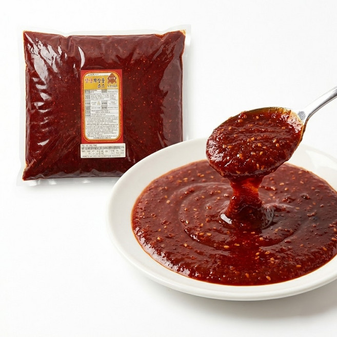 현진식품 양념게장 소스 대용량 10kg 게장 양념장 업소용 반찬 소스/게장양념 게장소스 새우장소스 고추장양념, 1개