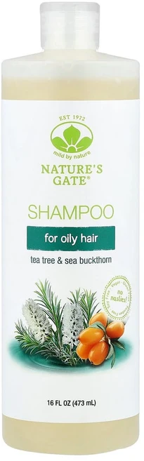 마일드바이네이쳐 (Natures Gate) 티트리 및 산자나무 샴푸 지성 모발용 473ml(16fl oz), 1개, 473ml - 쿠팡