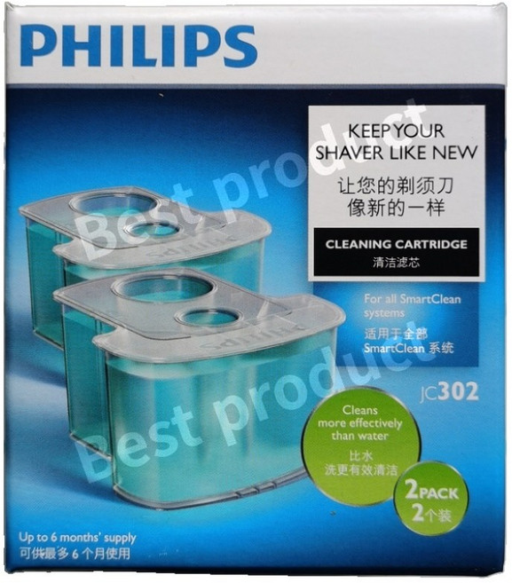 필립스 면도기 호환 헤드 면도날 세척액 JC302 스마트 청소기, 스마트청소센터