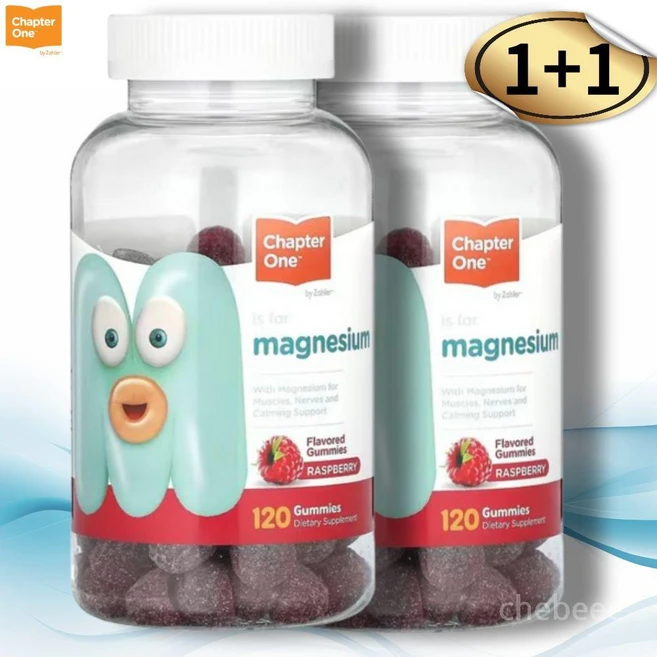 챕터원 마그네슘 구미젤리 120개 2개 라즈베리맛 - 쿠팡