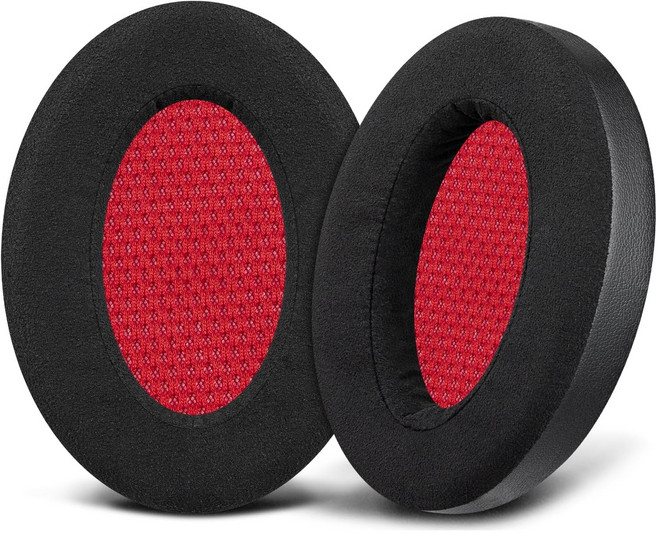 SOULWIT 나노 천 교체용 이어패드-호환 모델 T+A 솔리테어 Solitaire P/솔리테어 P-SE 헤드폰용 고밀도 폼 쿠션 1쌍, NC Black, 1개