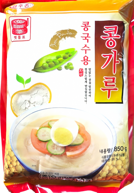 우리승진식품 멧돌표 콩국수용 콩가루, 1개, 850g