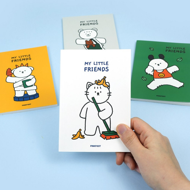 꼬망 미니 유선수첩 버전2 4종 2개씩 8개 1세트, 1개