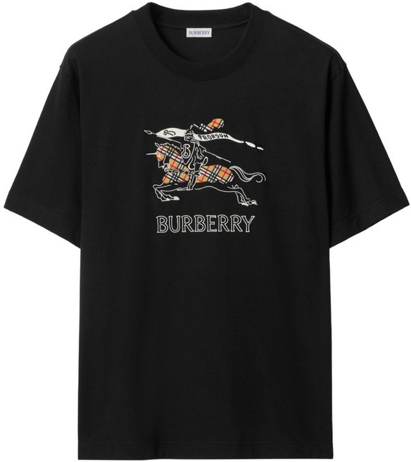 버버리 이퀘스트리안 나이트 코튼 티셔츠
