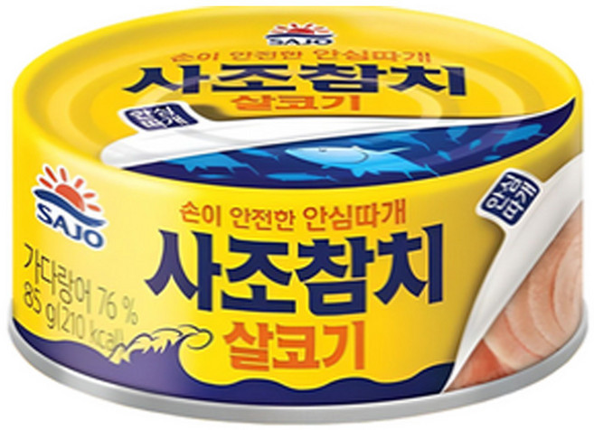 사조참치 안심따개 살코기, 85g, 12개