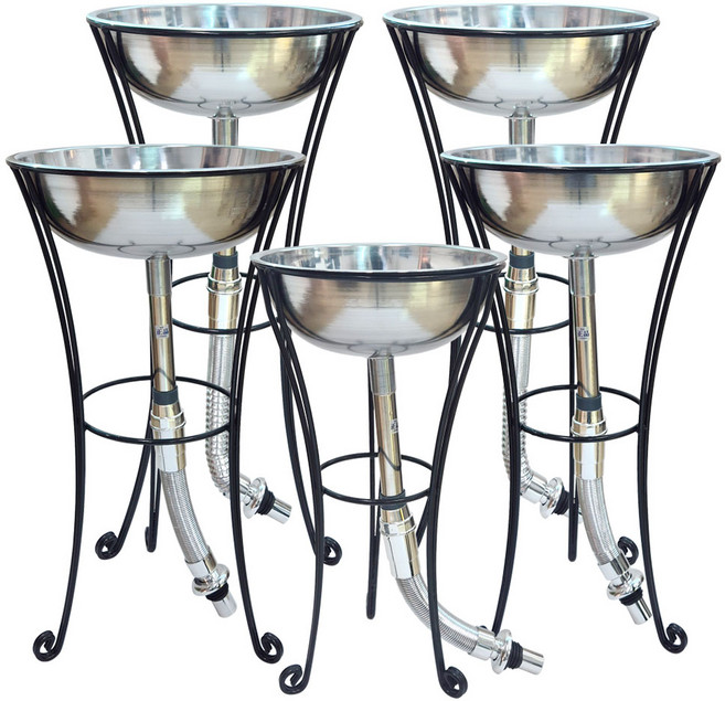 한성산업 신옹기수반 이동식 간이세면대, 1개, 신옹기수반세면대D36H70