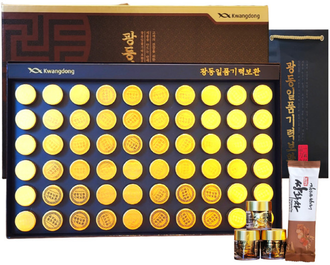 광동 침향 녹용 홍삼 기력보환 120환(4개월) 450g + 15가지 전통원료 부모님 추석 명절 선물세트.(보자기포함) 1개, 1환당, 3.75g