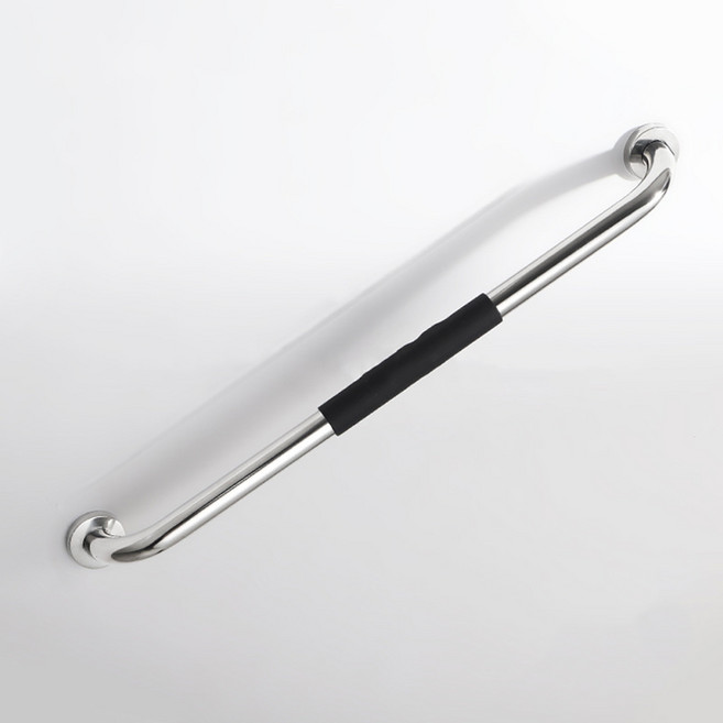 실리콘 커버 안전손잡이 노인 장애인 환자 화장실 안전 손잡이, 스탠인리스, 1개