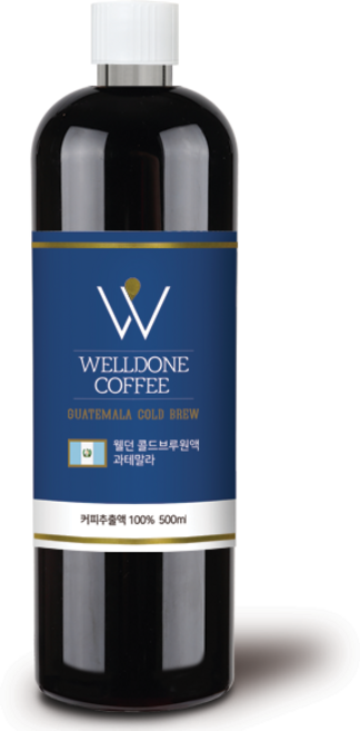 웰던커피 콜드브루 더치커피 원액 과테말라 500ml, 1개, 1개입