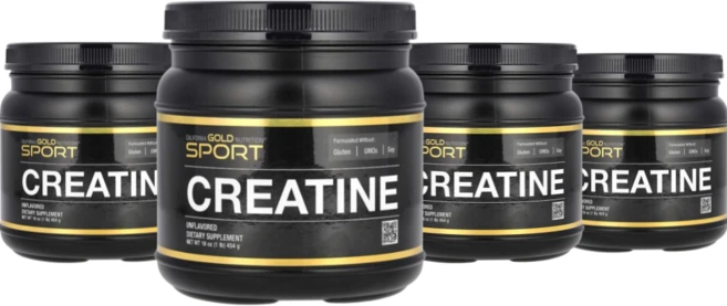 멀티구성 CREATINE 스포츠 CGN 캘리포니아골드 무맛 머슬 일수화물, 454g, 4개 - 쿠팡