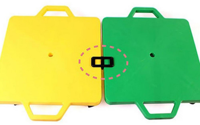 엣스앤 스쿠터커넥터 소 바퀴썰매 연결대_스쿠터 미포함 무지개스쿠터보드 연결커넥터 연결고리 이음대 단, 1개