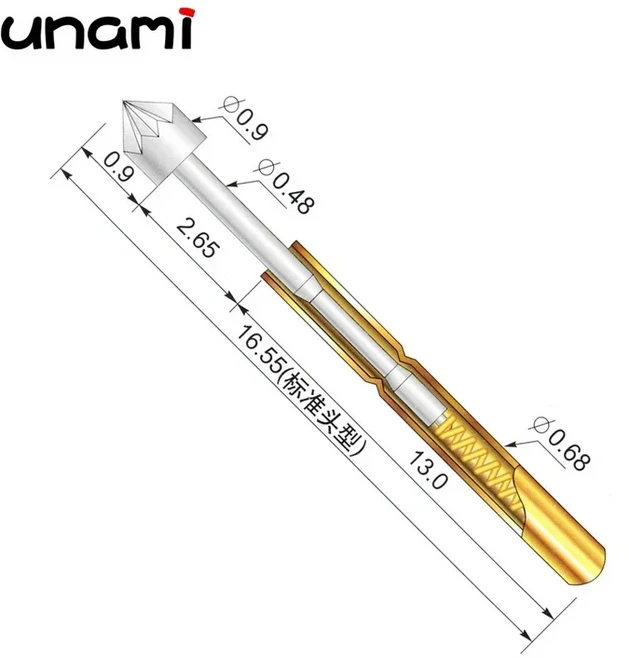 호환 스프링 테스트 프로브 포고 핀 P50-A2 P50-B1 P50-D R50-2S, 14 P50-LM2
