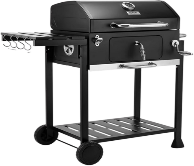 데일리유즈 야외 바베큐그릴 꼬치 그릴 화로대 숯불 훈연 그릴, 1개