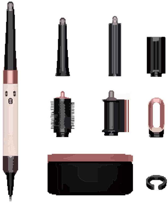 [국내정품/AS가능] 다이슨 에어랩 i.d. 멀티 스타일러 앤 드라이어(세라믹 핑크/로즈 골드), 세라믹핑크/로즈골드, HS08