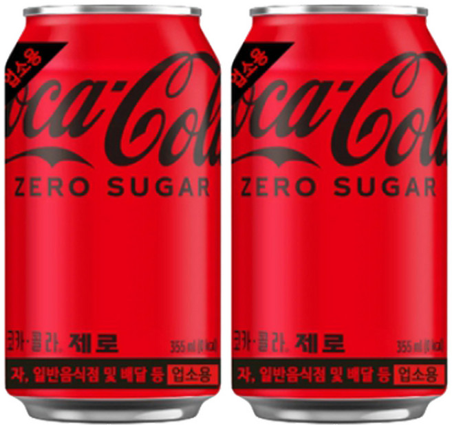 코카콜라 업소용 제로, 24개, 355ml