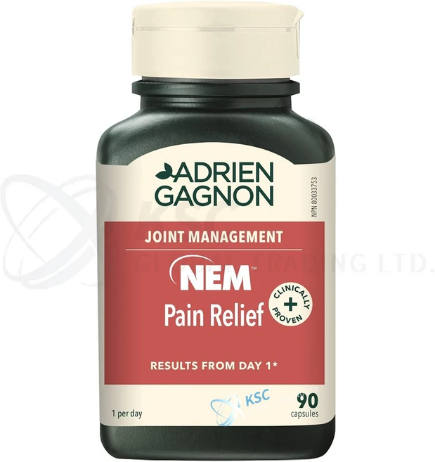애드리언게그넌 NEM 난각막 천연 관절영양제 500mg 캐나다 직배송, 1개, 500mg/90캡슐, 90정 - 쿠팡