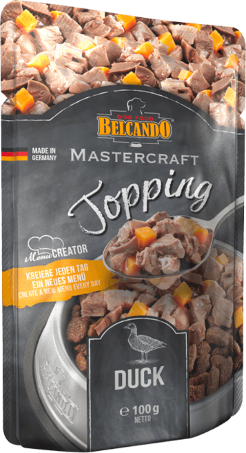 벨칸도 강아지 마스터크래프트 토핑 간식, 100g, 1개, 오리