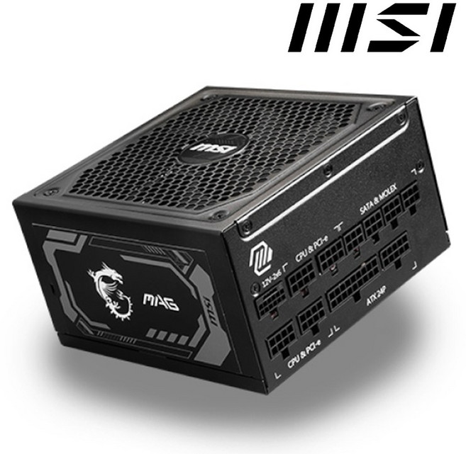 MSI 파워서플라이 1250W MAG A1250GL 80PLUS골드 풀모듈러 ATX3.1