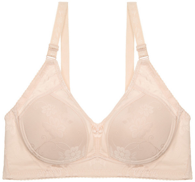 엘라운지 국내생산 B컵 플라워 노와이어 브라