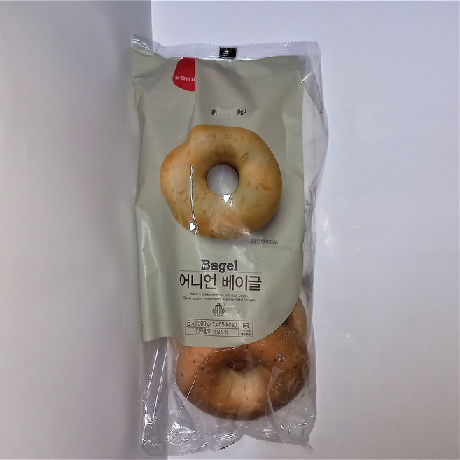 어니언베이글, 1개, 500g