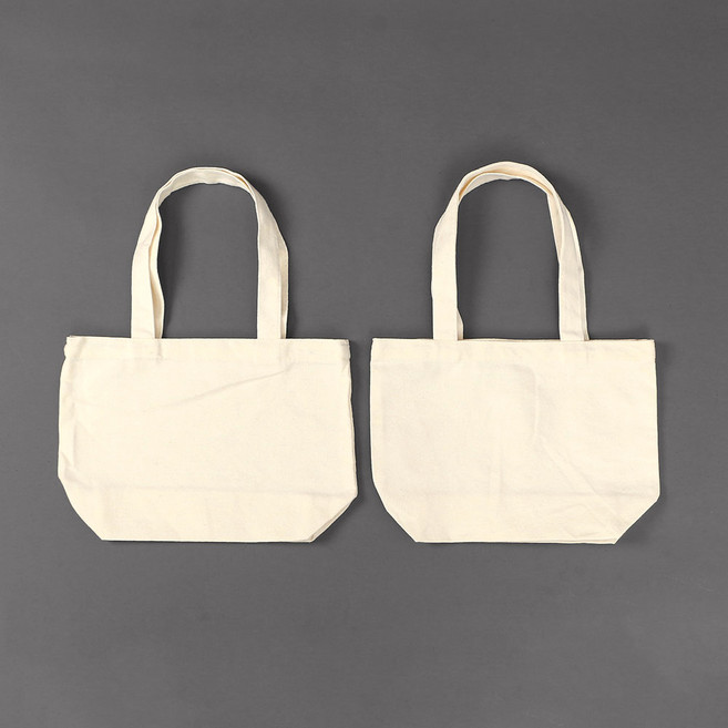 무지 에코백 2p세트(30x20cm) 베이지 리폼