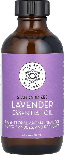 퓨어 바디 내추럴스 라벤더 에센셜 오일 118ml (4 fl oz) PBY-00743 - 쿠팡