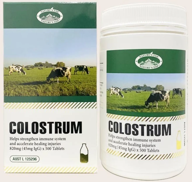 초유 분말 단백질 락토페린 초유 가루 45igG 500정 호주 네이쳐스탑 1개 - 쿠팡