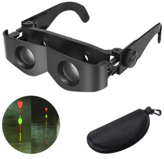 단망경 망원경 고배율 휴대용 쌍안경 돋보기 전문 야외 낚시 극장 TV 조준기, 1) Black