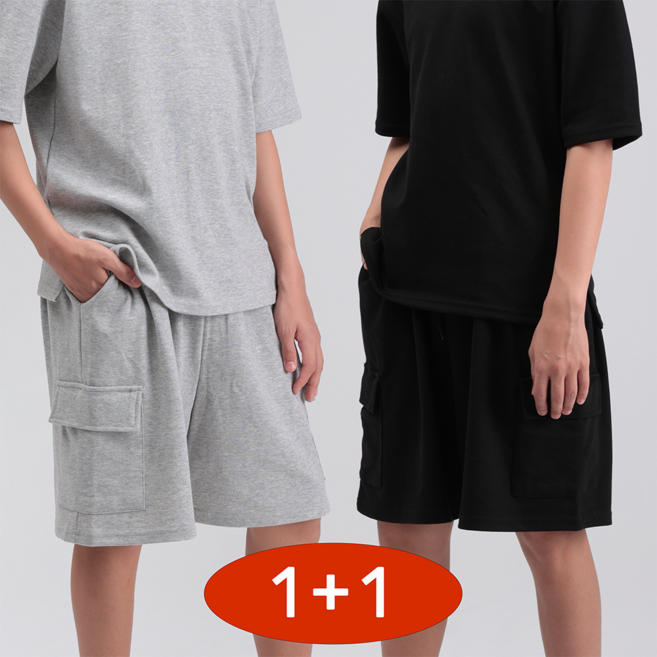 1+1 국내 생산 마고 주니어 포켓 카고 버뮤다 팬츠 키 140 150 160 170
