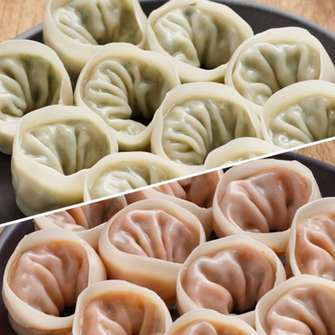 [안흥식품] 금바위 감자손만두 900g x 2 + 감자김치손만두 900g x 2, 2개