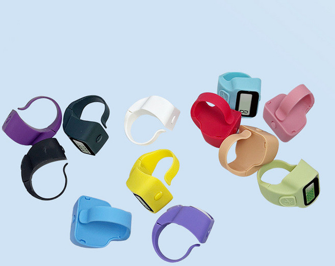 指環計數器 LED顯示, 1個, 隨機顏色3個