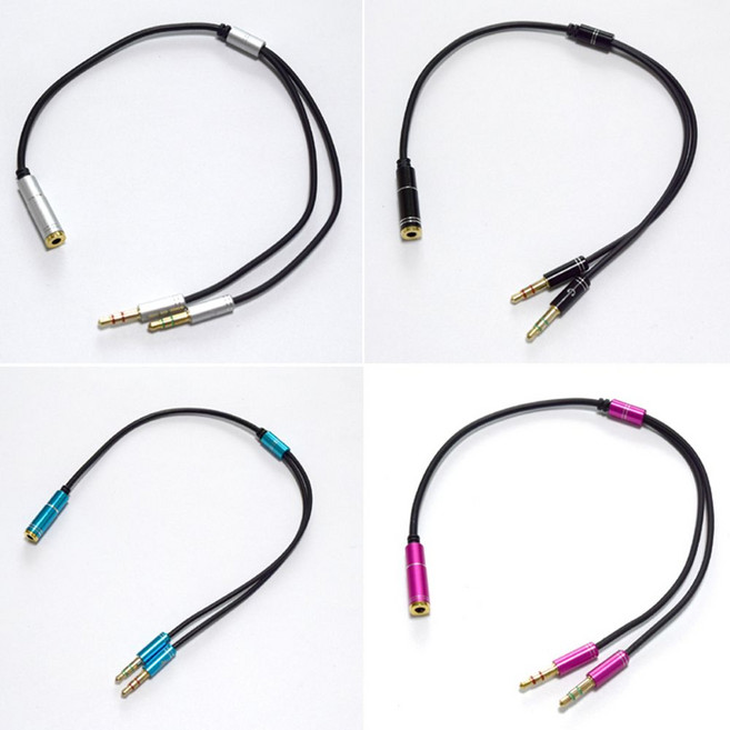 스마트폰용 이어폰을 PC 헤드셋으로 사용 0.3M, 블루(T-PCHEADSET-0.3MBL), 1개