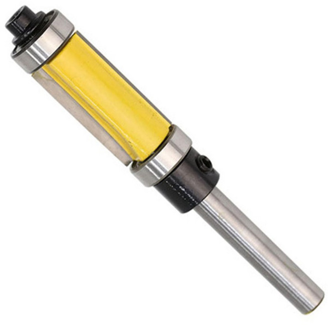 6.35MM 柄徑 雙培林 仿型 修邊刀 木工銑刀 開槽刀, 1個