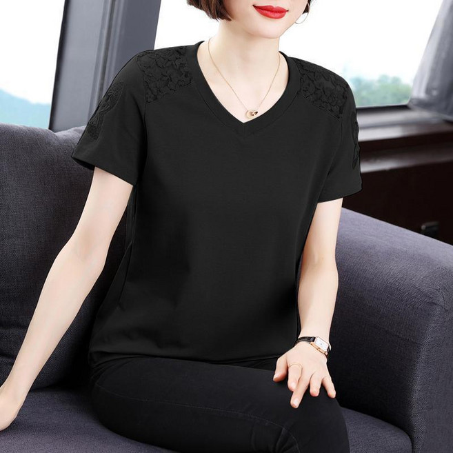 NEW 빈티지/ 60대엄마옷/여성 반팔 티셔츠로/ 여성 여름 티셔츠로/반팔 블라우스/오버핏 반팔 셔츠에/ 중년 여성복/중년 여성 셔츠/여성 여름 블라우스/여자 빅 사이즈