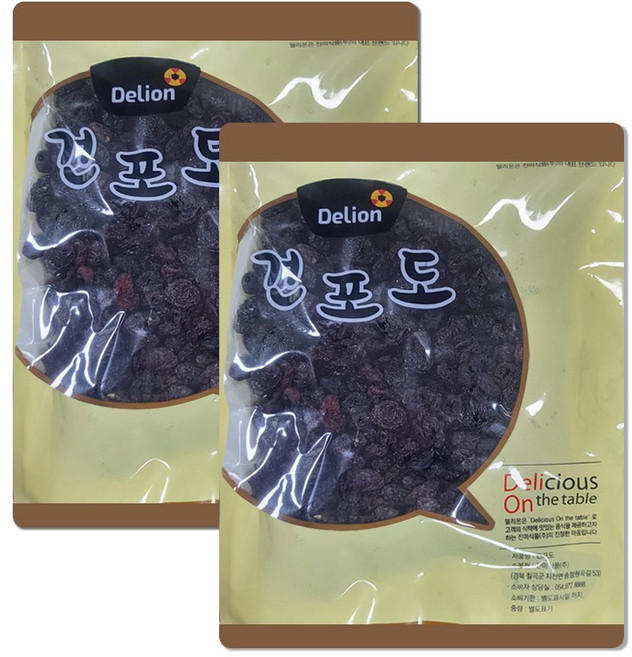 국민오토 무설탕 달콤쫀득 건포도, 2개, 500g