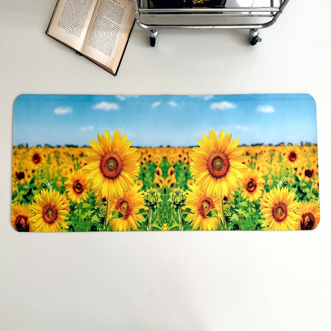 룰루홈 규조토 발매트 욕실 화장실 주방 재물운 금전운, 복바라기 해바라기