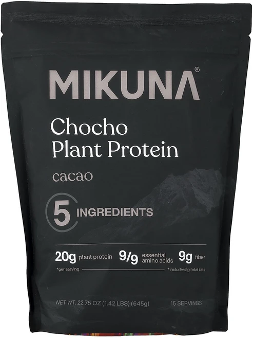 프리미엄상품 MIKUNA 초초 식물성 단백질 분말 카카오 645g(1.42lb) 끝내주게잘나가는상품, MIKUNA초초식물성단백질분말카카오645g142lb, 645g, 1개 - 쿠팡