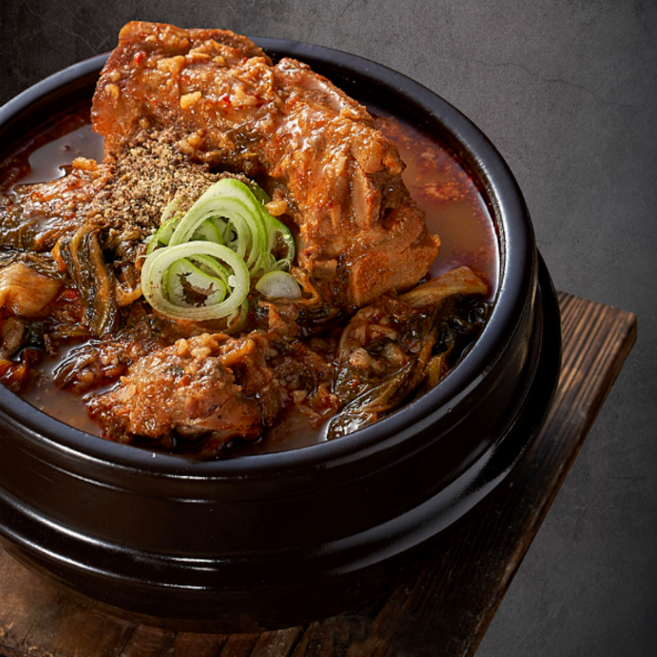 100% 사골먹은감자탕 우거지 뼈해장국 1kg 4팩 해장 캠핑